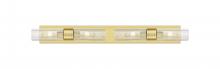 Innovations Lighting 617S-4W-SG-G617-8SCL - Boreas - 4 Light - 39 inch - Satin Gold - Bath Vanity Light