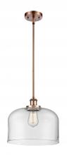 Innovations Lighting 916-1S-AC-G72-L - Bell - 1 Light - 12 inch - Antique Copper - Mini Pendant