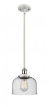 Innovations Lighting 916-1S-WPC-G74 - Bell - 1 Light - 8 inch - White Polished Chrome - Mini Pendant