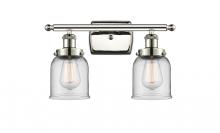 Innovations Lighting 916-2W-PN-G52 - Bell - 2 Light - 16 inch - Polished Nickel - Bath Vanity Light