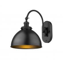 Innovations Lighting 918-1W-BK-MFD-10-BK - Ballston Urban - 1 Light - 10 inch - Matte Black - Sconce