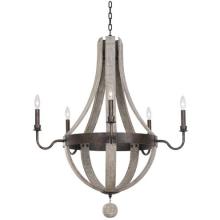 Kalco 506870FG - Harper 5 Light Chandelier