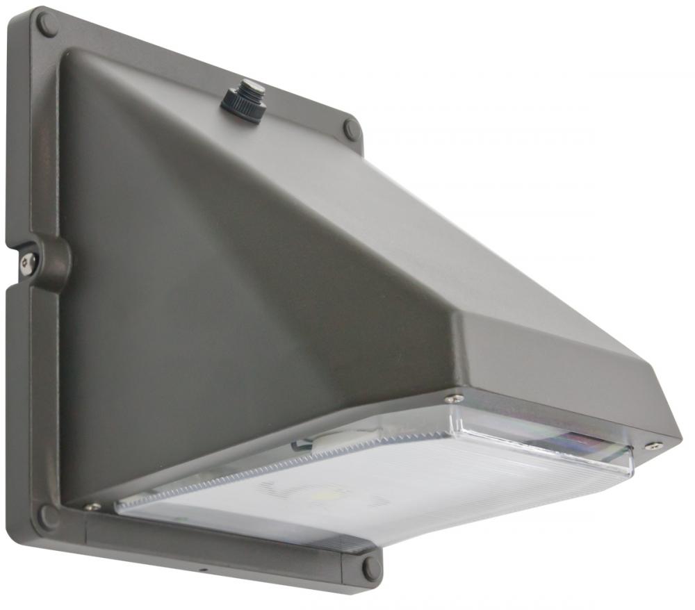 LED Wall Pack Medium Profile Shape Light, 14 Watts, 5000K, 740 Lumens