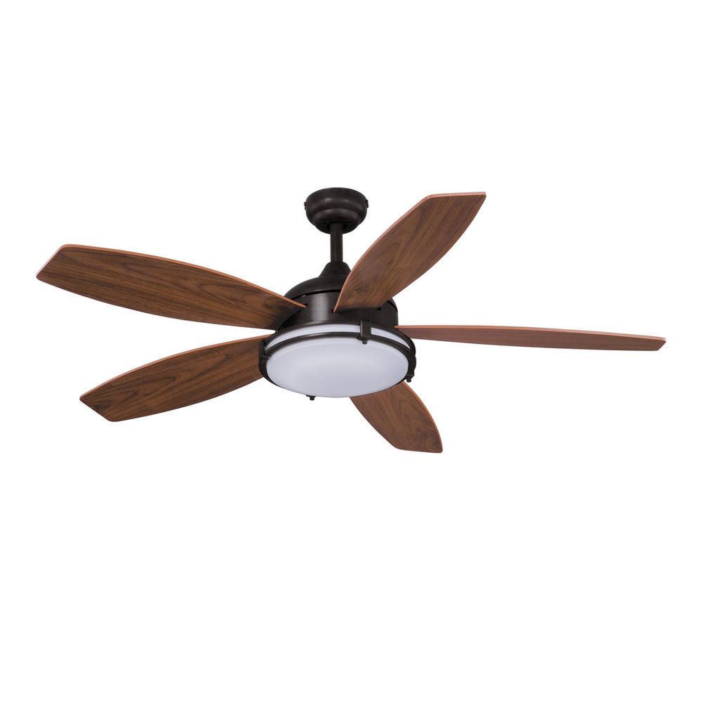 Tali LED 52-in LED Ceiling Fan Oil Burnished Bronze