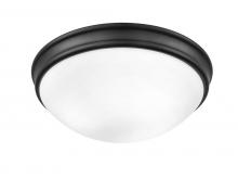 Millennium 5225-MB - 3-Light Flushmount Ceiling Light Matte Black