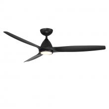 Modern Forms US - Fans Only FR-W2202-62L-MB - Skylark Downrod ceiling fan