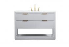 Elegant VF19248GR - 48 Inch Single Bathroom Vanity in Grey