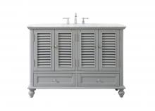 Elegant VF30548GR - 48 Inch Single Bathroom Vanity in Grey